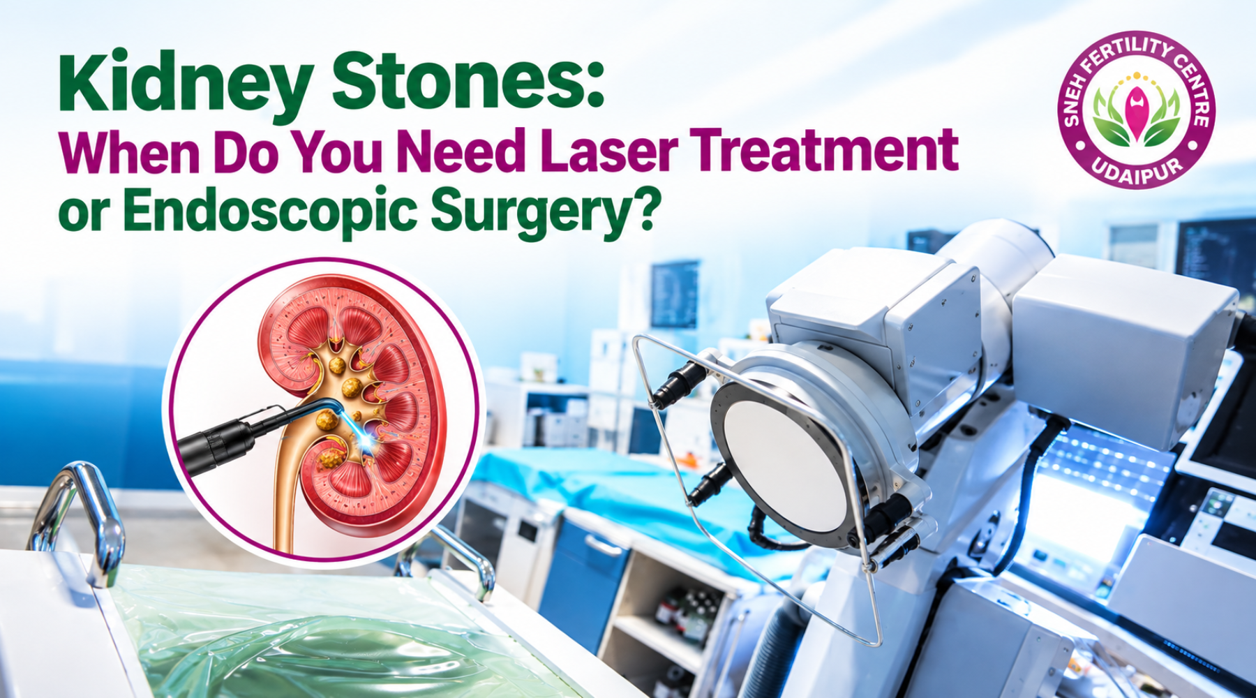 Kidney Stones: When Do You Need Laser Treatment or Endoscopic Surgery?